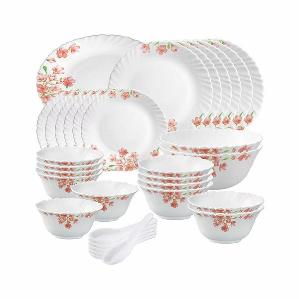 La Opala Diva Classique Aster Pink 27 Piece Dinner Set