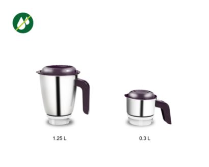 Philips HL7506/00 1.25L and 0.3L stainless steel jars
