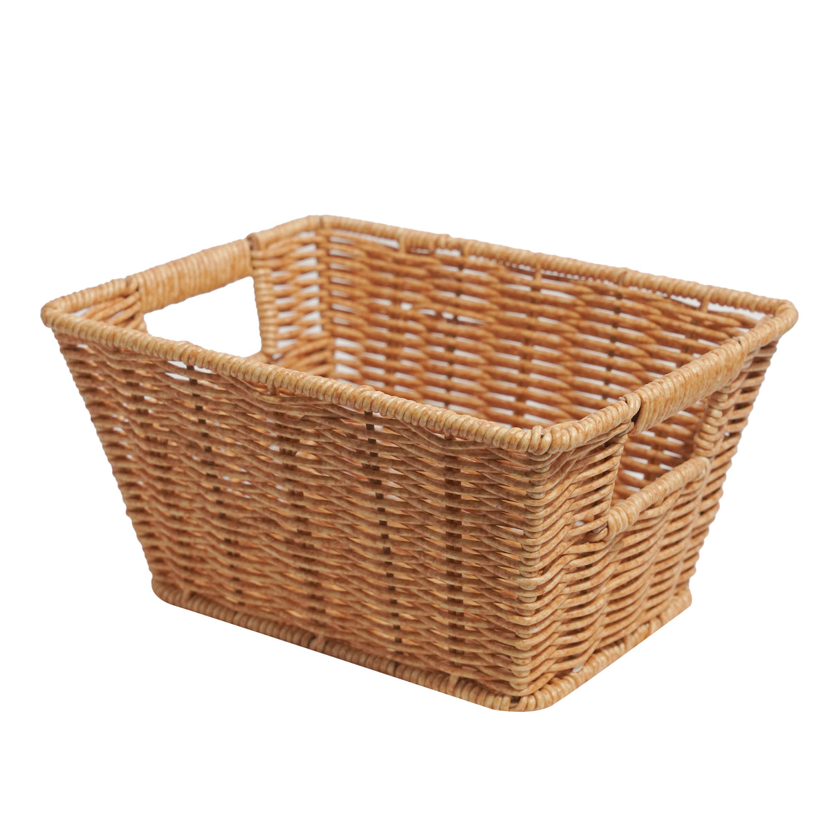 Wooden Deep Rectangle Basket - Image 3