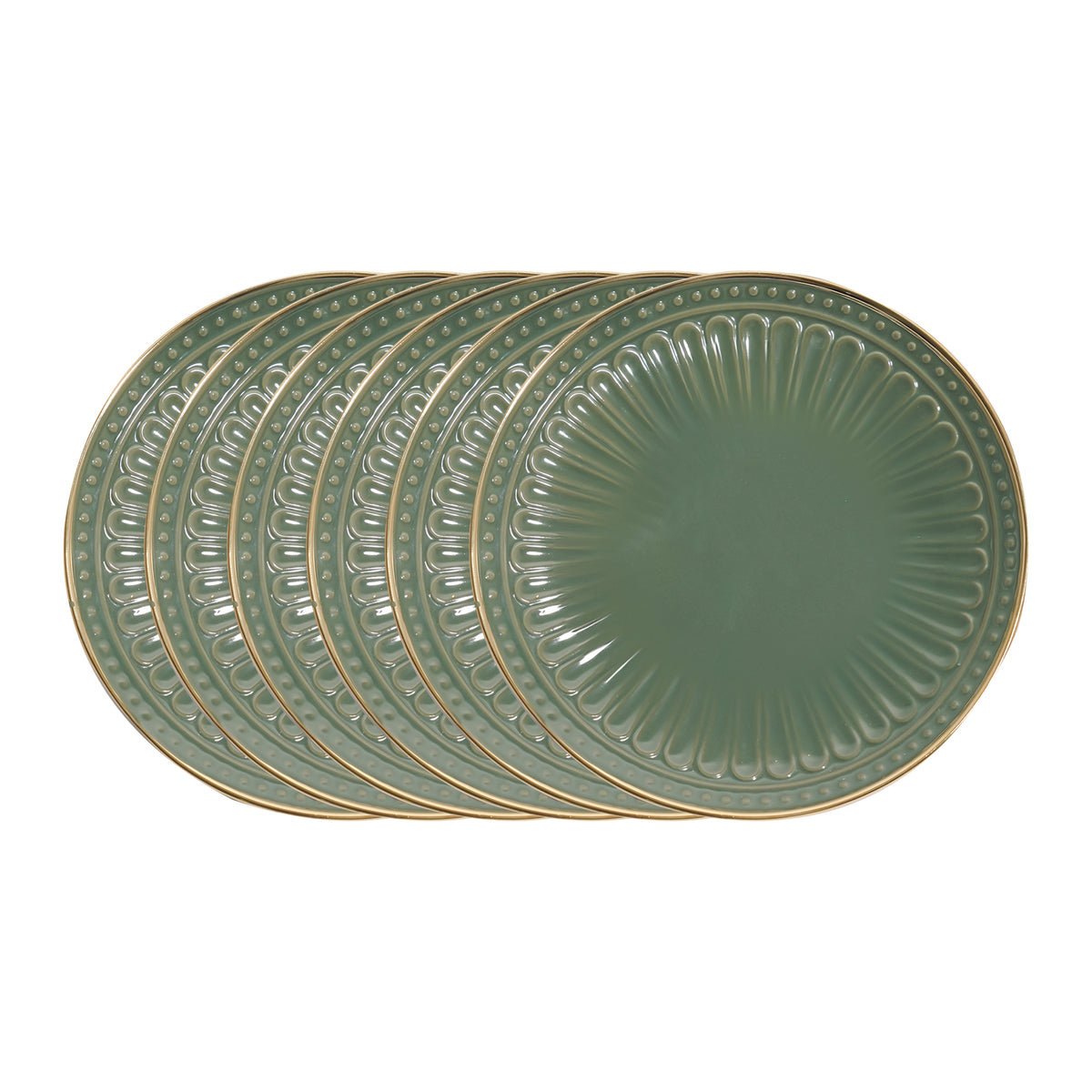 Addox Ceramic 15 Piece Round Snack - Image 3