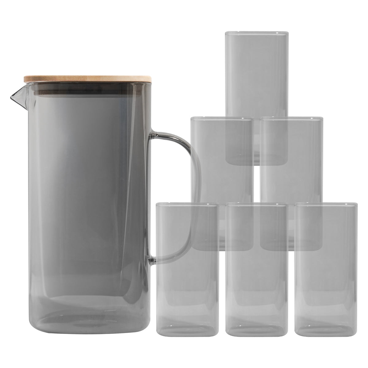 Borosilicate Water Set Black - Image 2