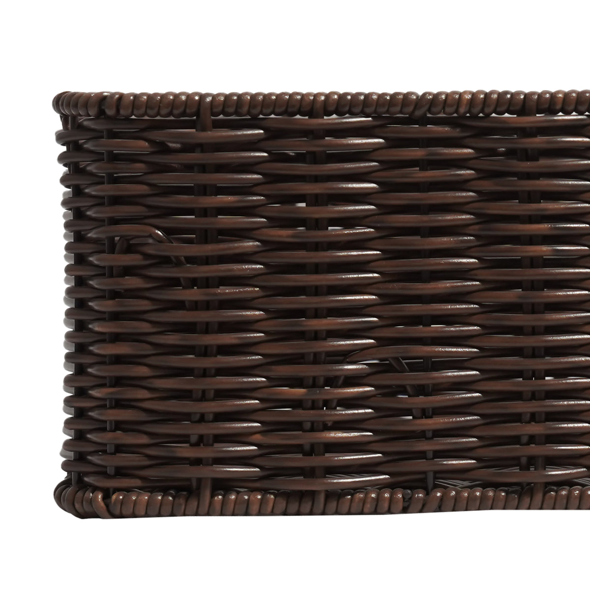 Wooden Rectangle Deep Basket Big - Image 3