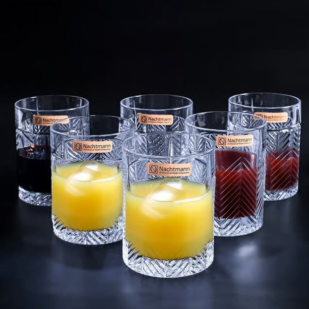 Nachtmann Fishbone Whisky Tumbler, Set of 6