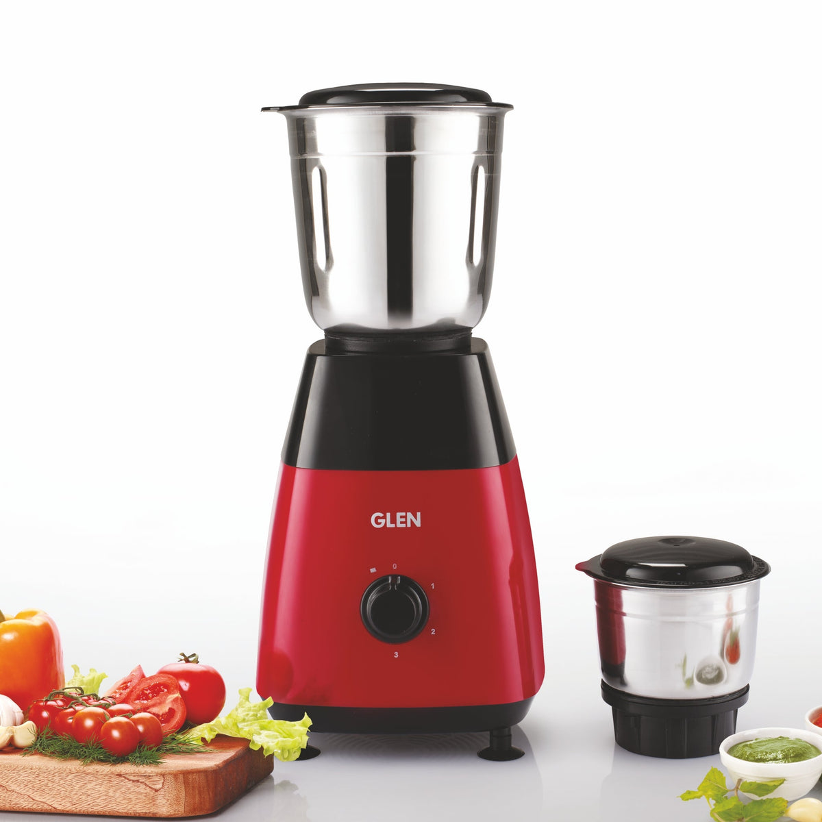 Glen 4023 500W Mixer Grinder with 2 Stainless Steel Jars