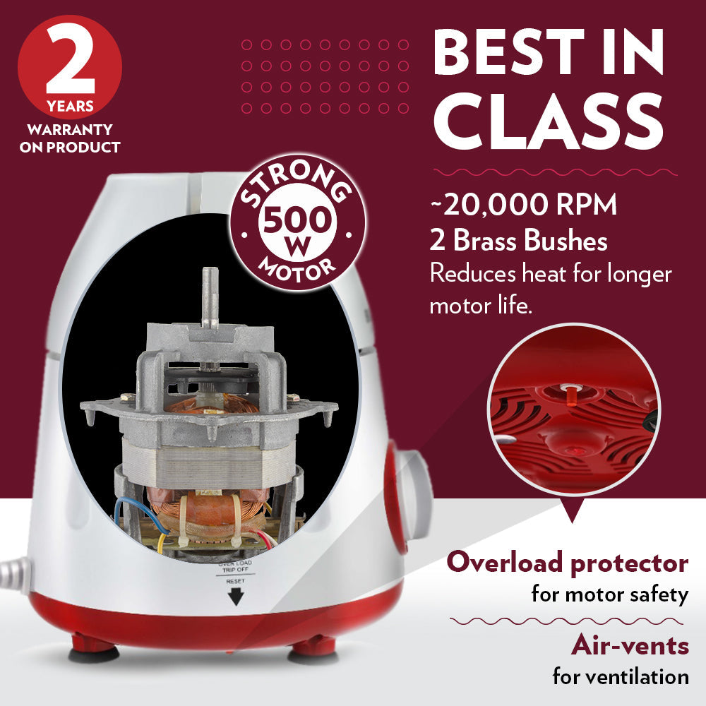 Borosil Best 500w Mixer Grinder 3 Jars