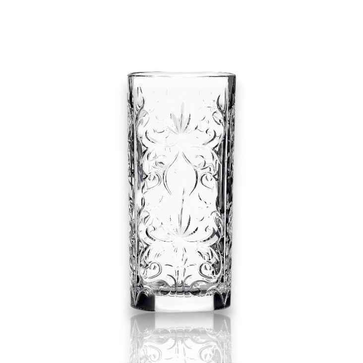 RCR Tattoo Highball Tumbler Glass, Set of 6 (368 ml)