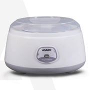AGARO Classic Portable Yogurt Maker, Grey & White (1.2L)