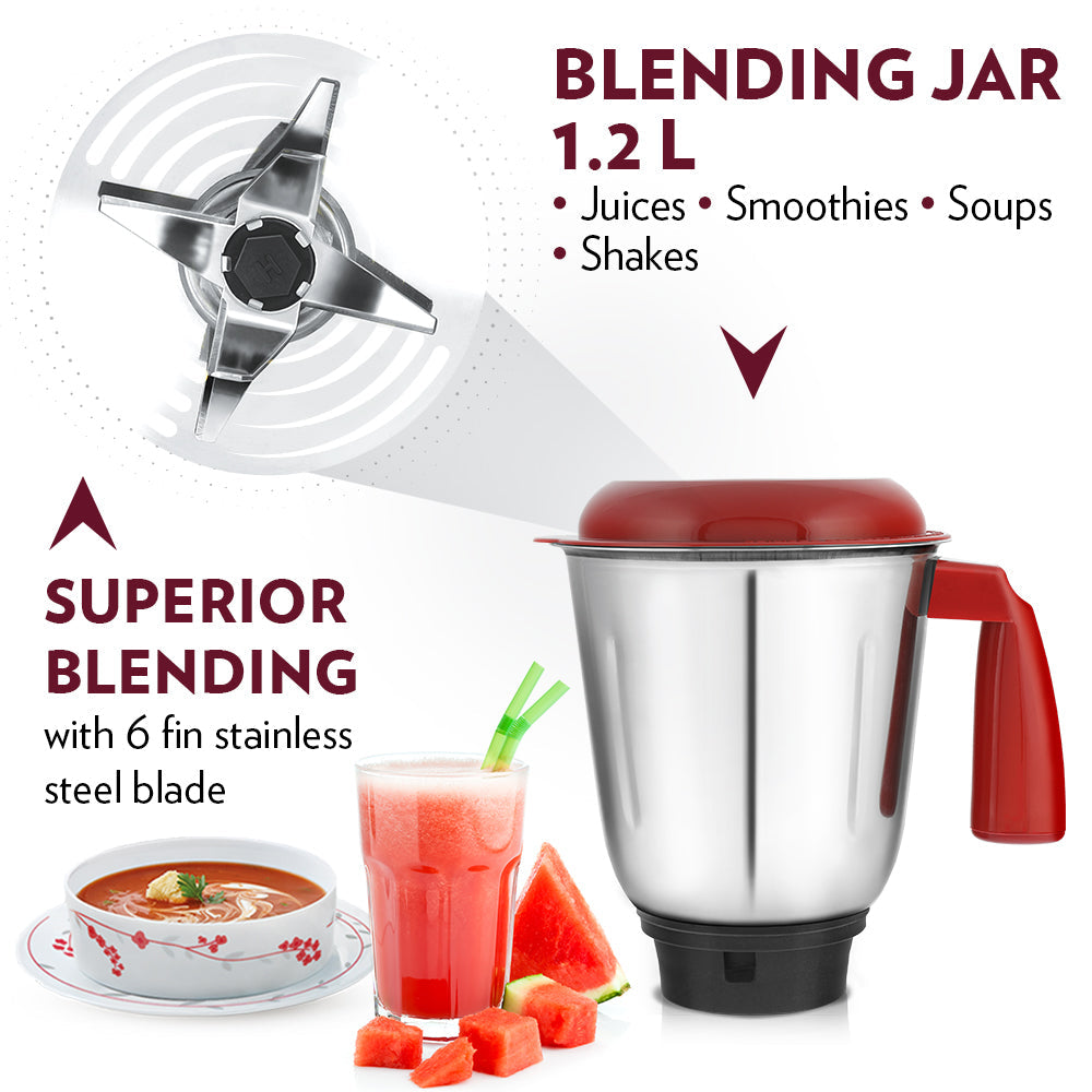 Borosil Best 500w Mixer Grinder 3 Jars