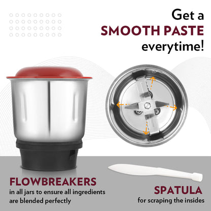 Borosil Best 500w Mixer Grinder 3 Jars