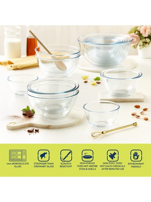 Borosil Mixing Bowl without Lid (500 ml)
