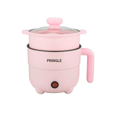 Pringle Fusion Multi-Cook Electric Kettle with Steamer, Pink (1.8L, 600W)