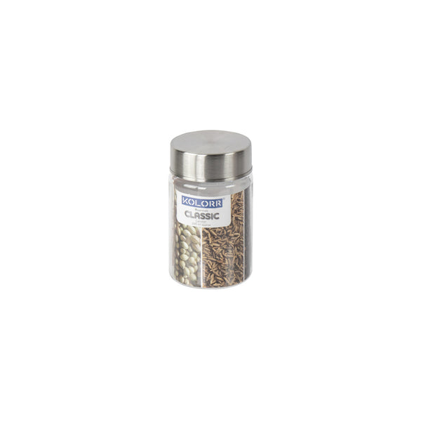 Kolorr Classic Round PET Jar, Set of 3 (200 ml)