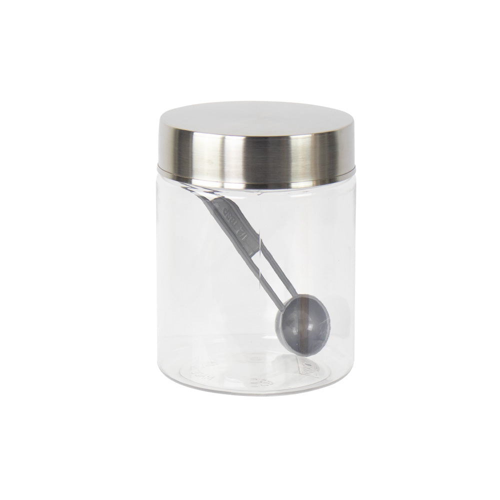 Kolorr Classic Round PET Jar, Set of 2 (1 L)