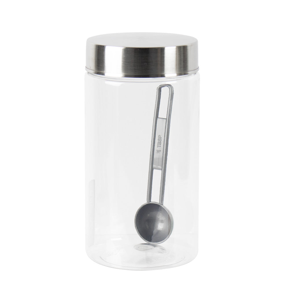 Kolorr Classic Round PET Jar, Set of 2 (1.7 L)