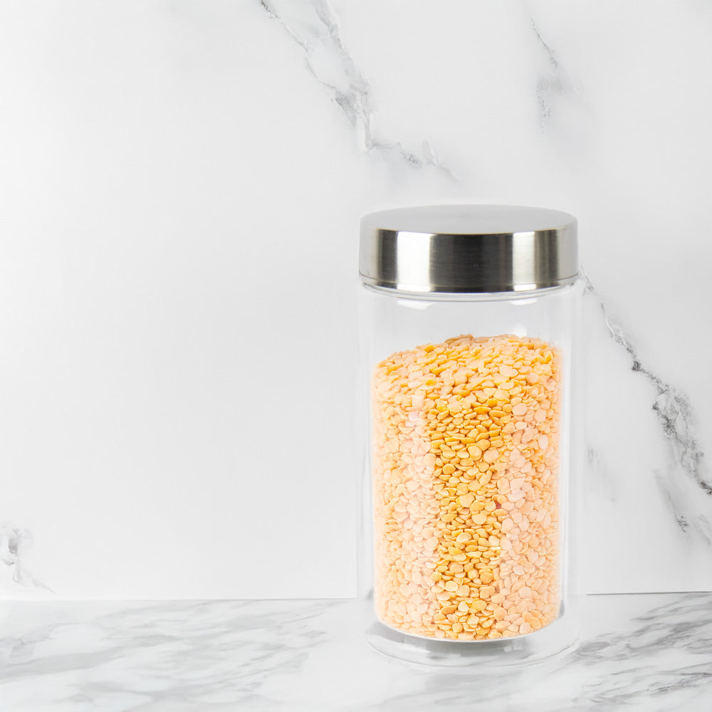 Kolorr Classic Round PET Jar, Set of 2 (1.7 L)