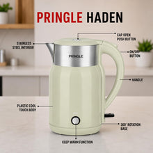 Pringle Haden Double-Wall Electric Kettle, Mint Green (1.8L)