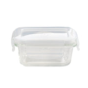 Borosil Klip N Store Rectangle Glass Container (120 ml)