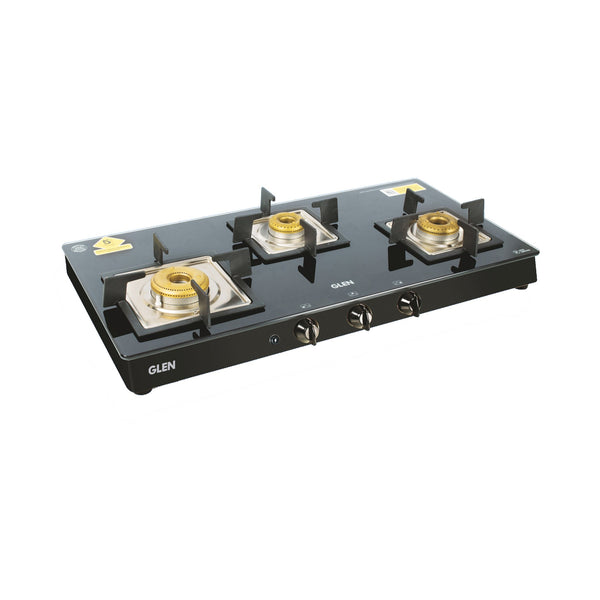 Glen 3 Burner Glass Gas Cooktop