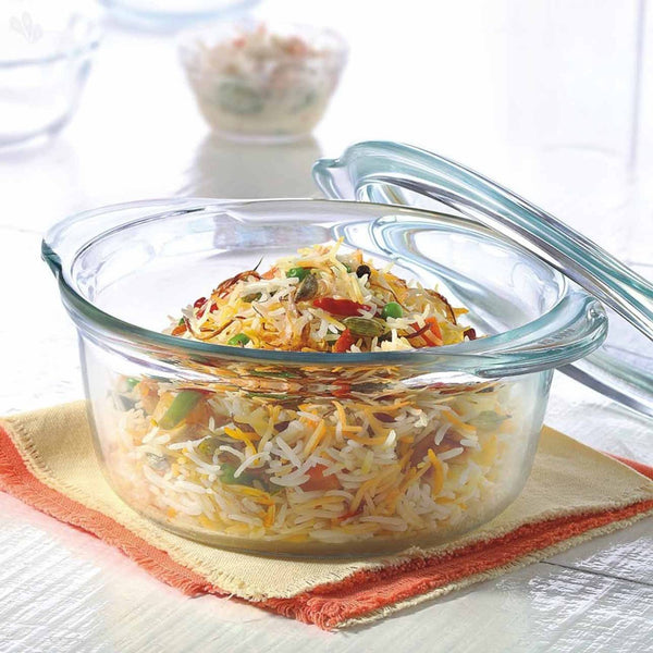 Borosil Deep Round Casserole (1.75 L)