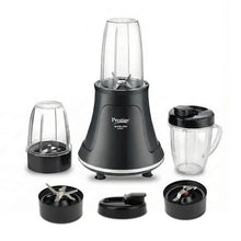 Prestige Nutri-Zen Mixer Grinder with 3 Polycarbonate Jars, Black (800W)