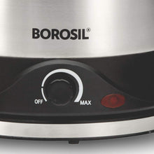 Borosil Omni Multi-Purpose Electric Kettle, Silver & Black (1.5L, 600W)