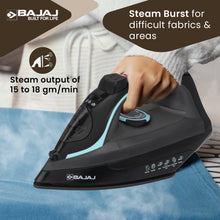 Bajaj MX45 Steam Iron, Black/Grey (2000W)