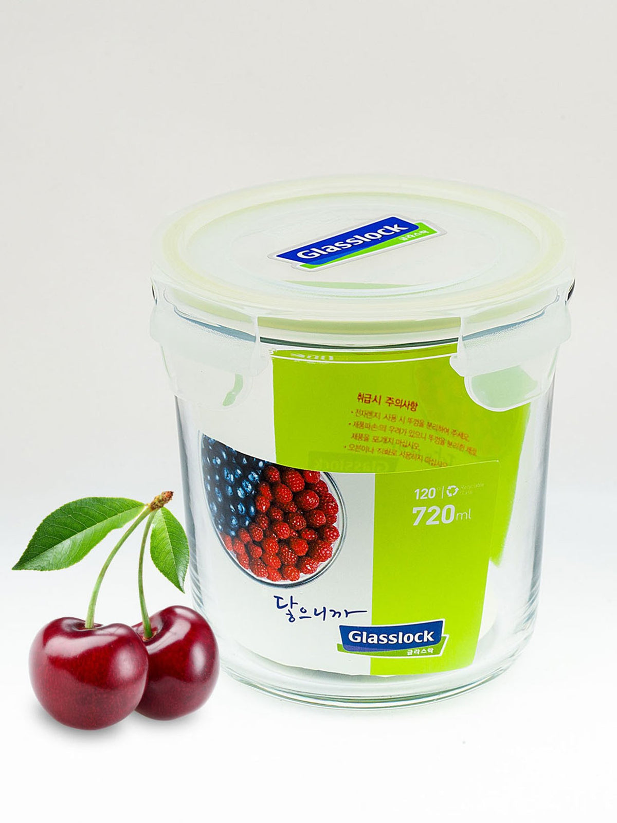 Glasslock Classic Round Glass Container (720 ml)