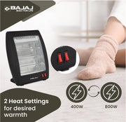 Bajaj RH2C Carbon Room Heater (800W)