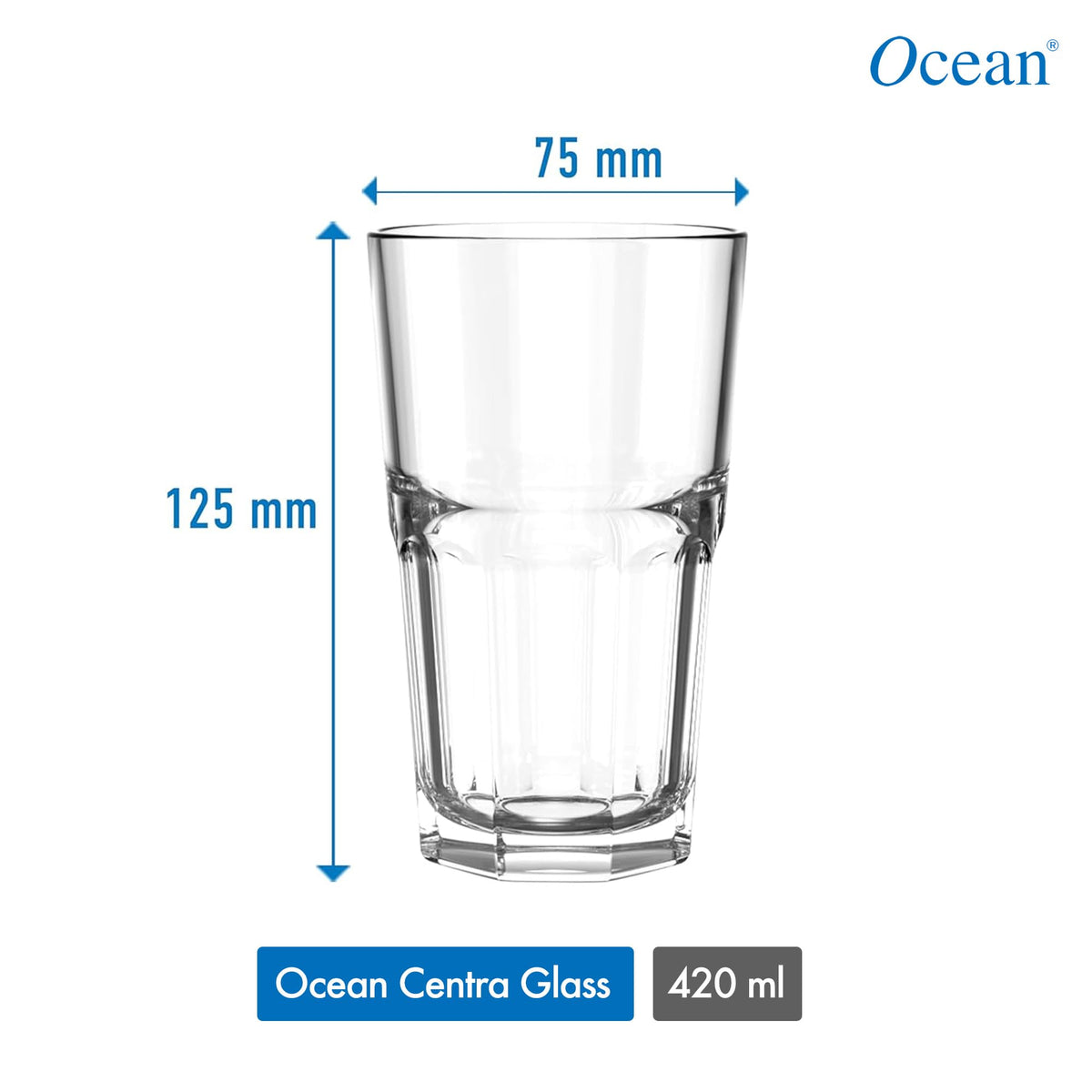 Ocean Centra Hi Ball Glass (300ml)