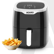 AGARO Galaxy Digital Air Fryer, Black (4.5L) (1400W)