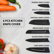 AGARO Royal Knife Set of 6 Pieces, Black