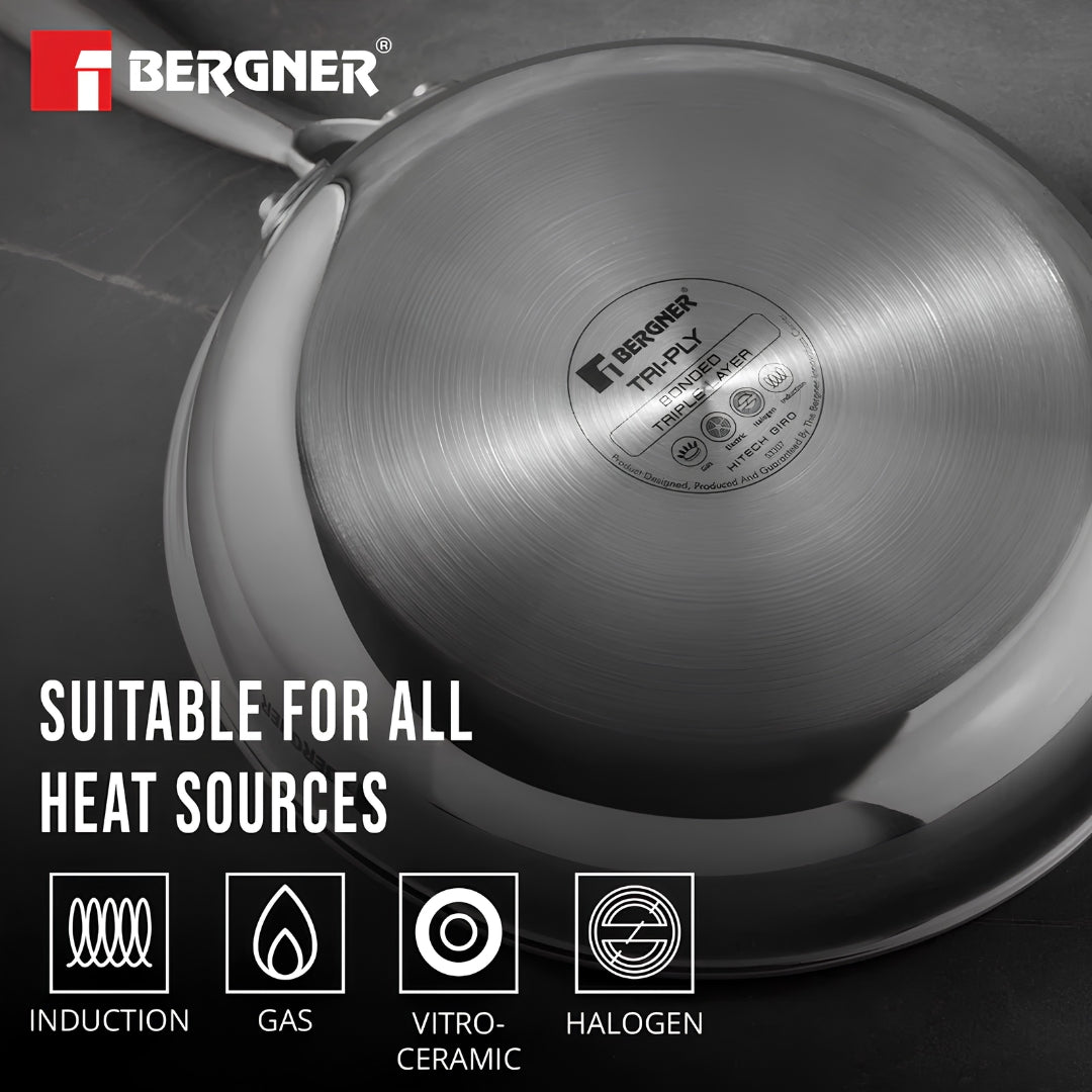 Bergner Hi-Tech Prism Fry Pan (28 cm)
