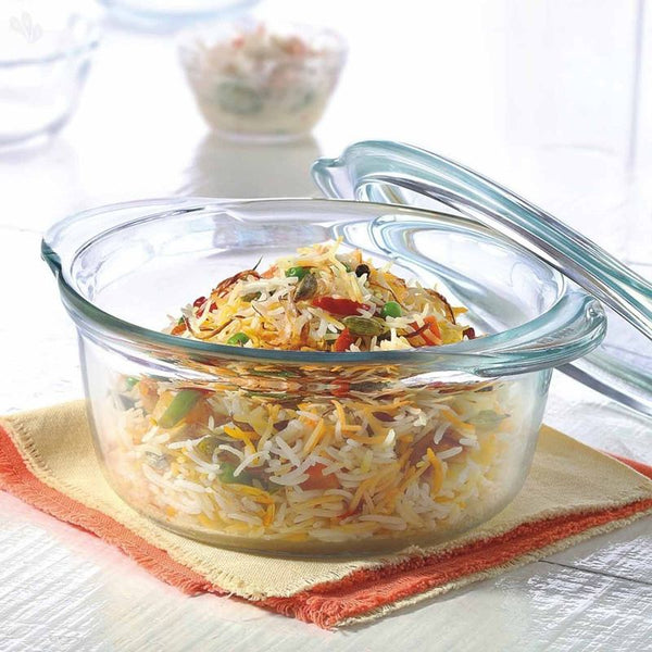 Borosil Deep Round Casserole (2.5 L)