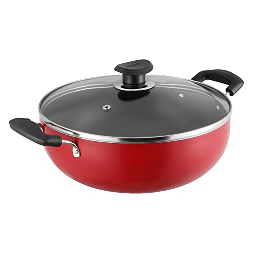 Vinod Zest Deep Kadhai with Glass Lid (4.1 L)