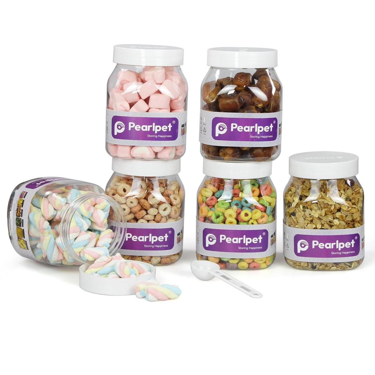 Pearlpet Space Saver, Set of 3 (White) (600 g)