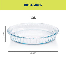 Borosil Fluted Dish (1.2 L)