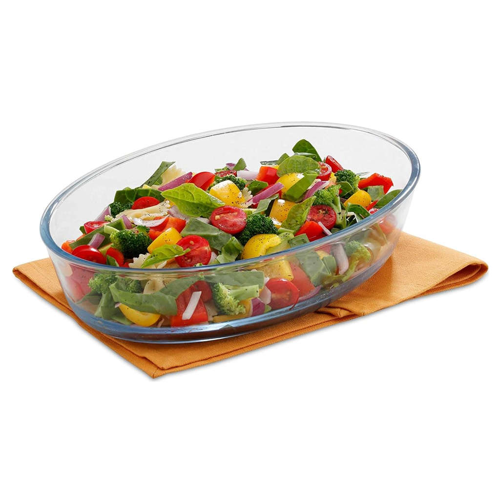 Borosil Oval Baking Dish Serve (2.5 L)