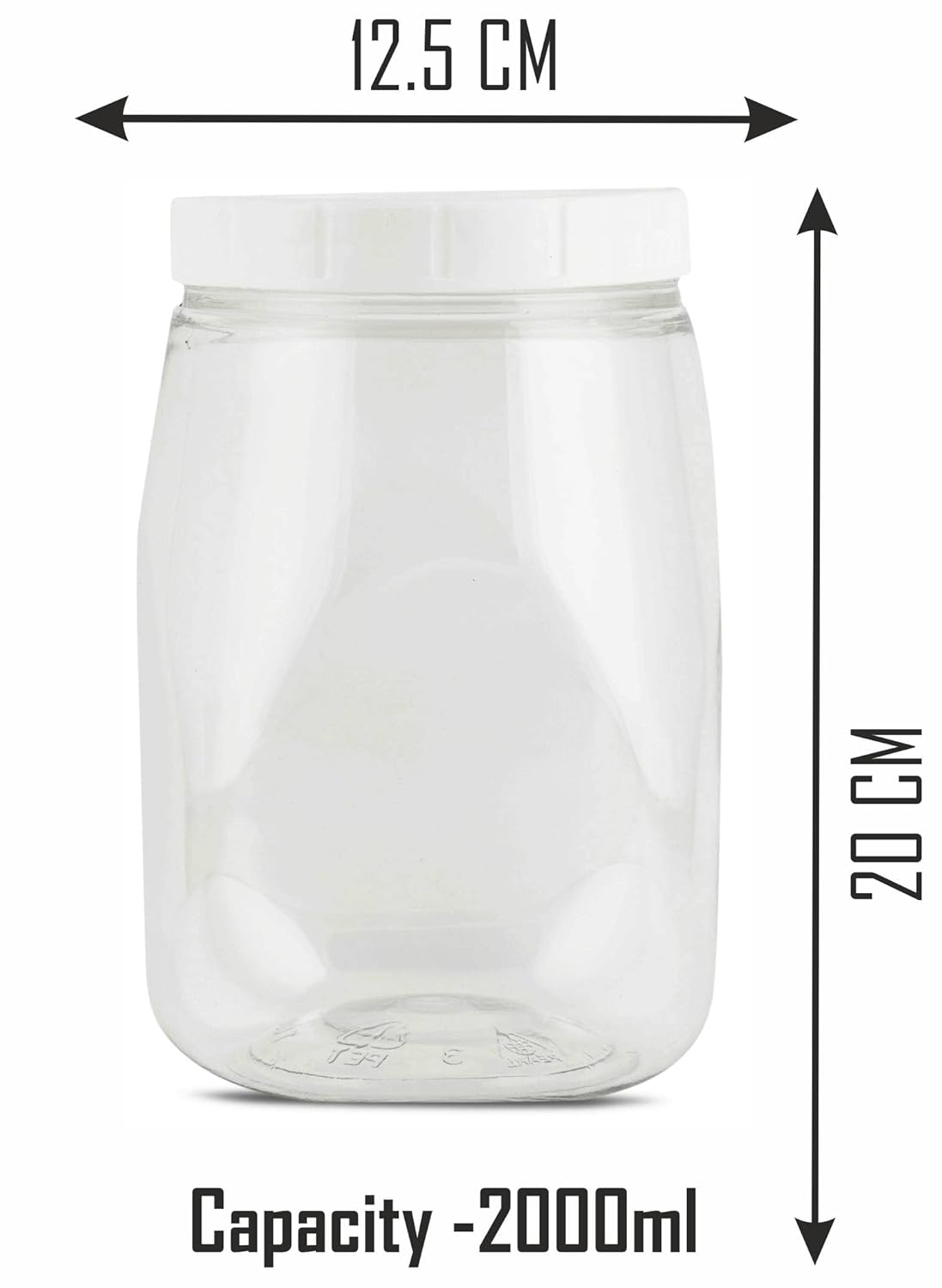 Pearlpet Space Saver, Set of 2 (White) (2 kg)