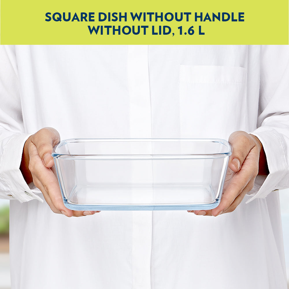 Borosil Everyday Square Dish (1.6 L)