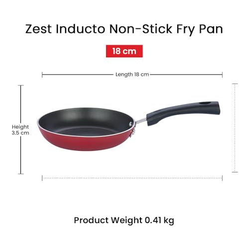 Vinod Zest Inducto Aluminium Non-Stick Frypan (18 cm)