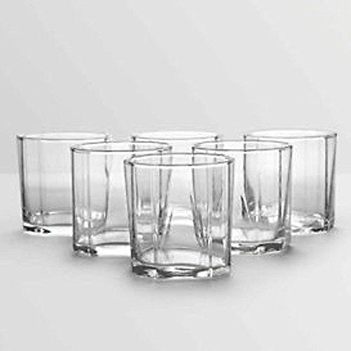 Ocean Pyramid Rock Glass (370ml)