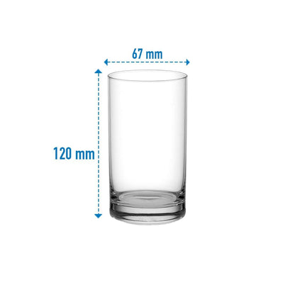 Ocean Long Cool Glass Set, 315ml, Set of 6,Transparent