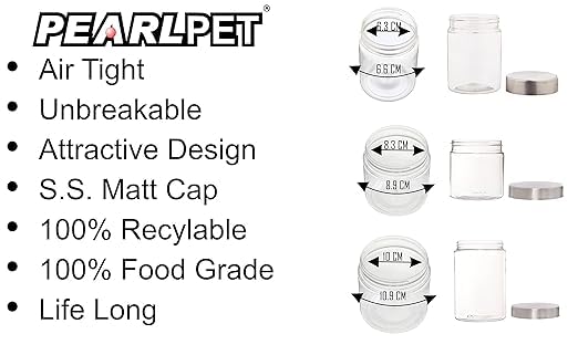 Pearlpet Plus Jar, Set of 3 (300 g)