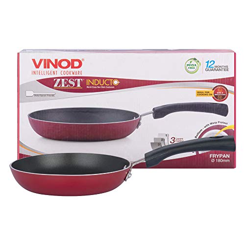 Vinod Zest Inducto Aluminium Non-Stick Frypan (18 cm)