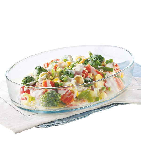 Borosil Oval Baking Dish (4 L)