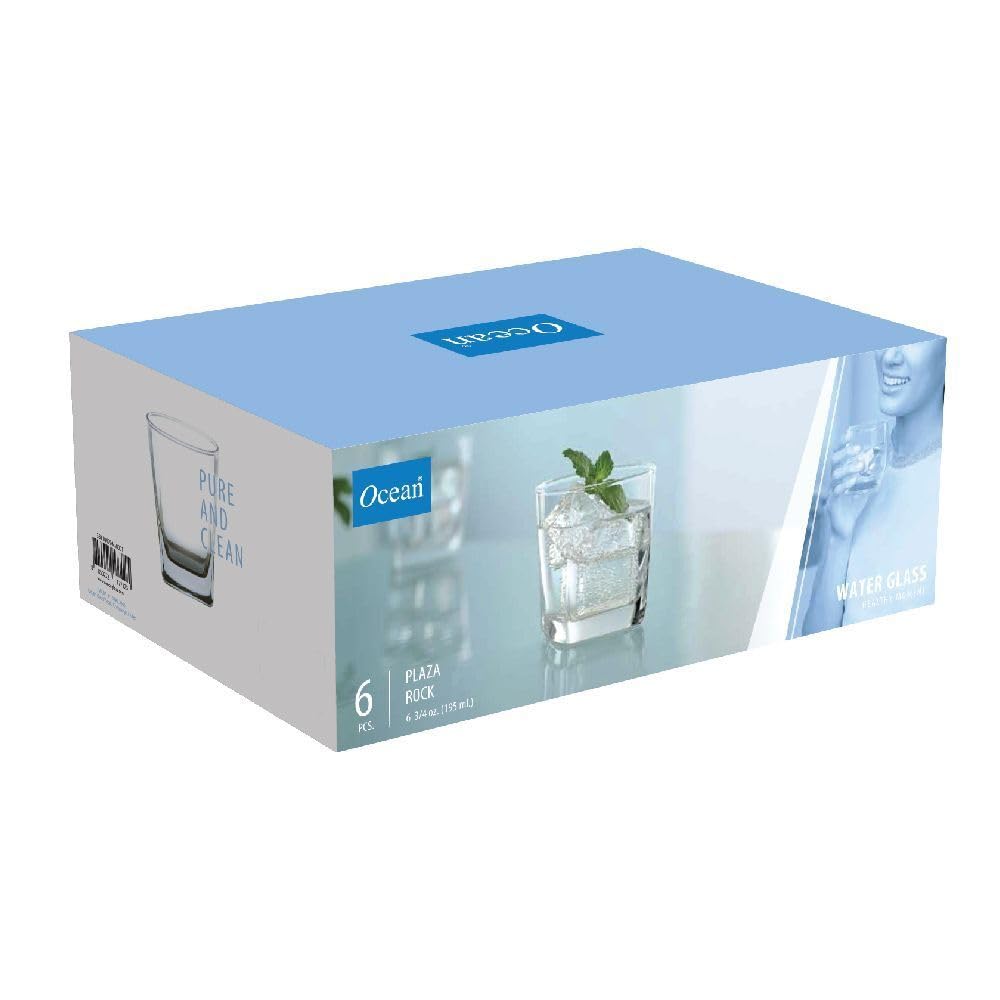 Ocean Plaza Rock Glass (195ml)