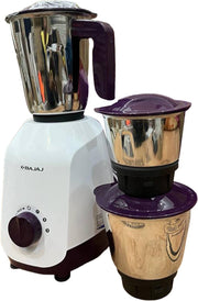 Bajaj Ninja Series Elegance Mixer Grinder, Purple (3 Jars) (500W)