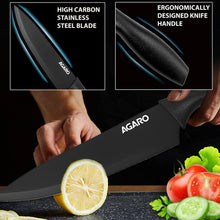 AGARO Royal Knife Set of 6 Pieces, Black