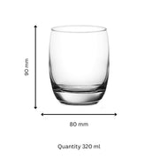 Ocean Ivory Rock Glass (320ml)