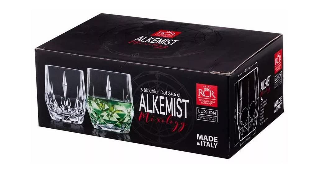 RCR Alkemist DOF Tumblers, Set of 6 (346 ml)